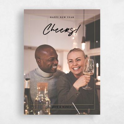 Black Holiday Card - Yirrell Foil