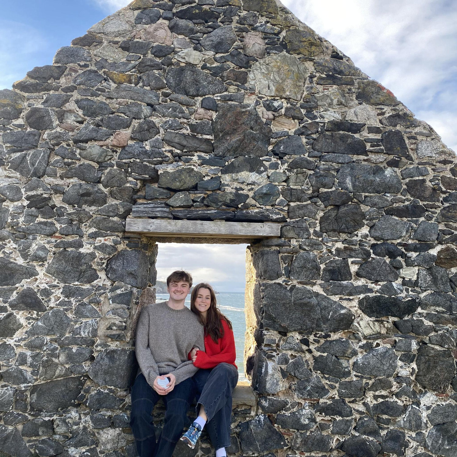 Day at Portsoy Harbour with friends