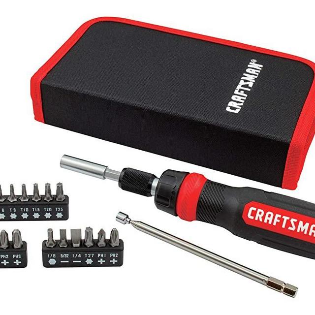 CRAFTSMAN Ratcheting Screwdriver Set, 26-Piece (CMHT68001)