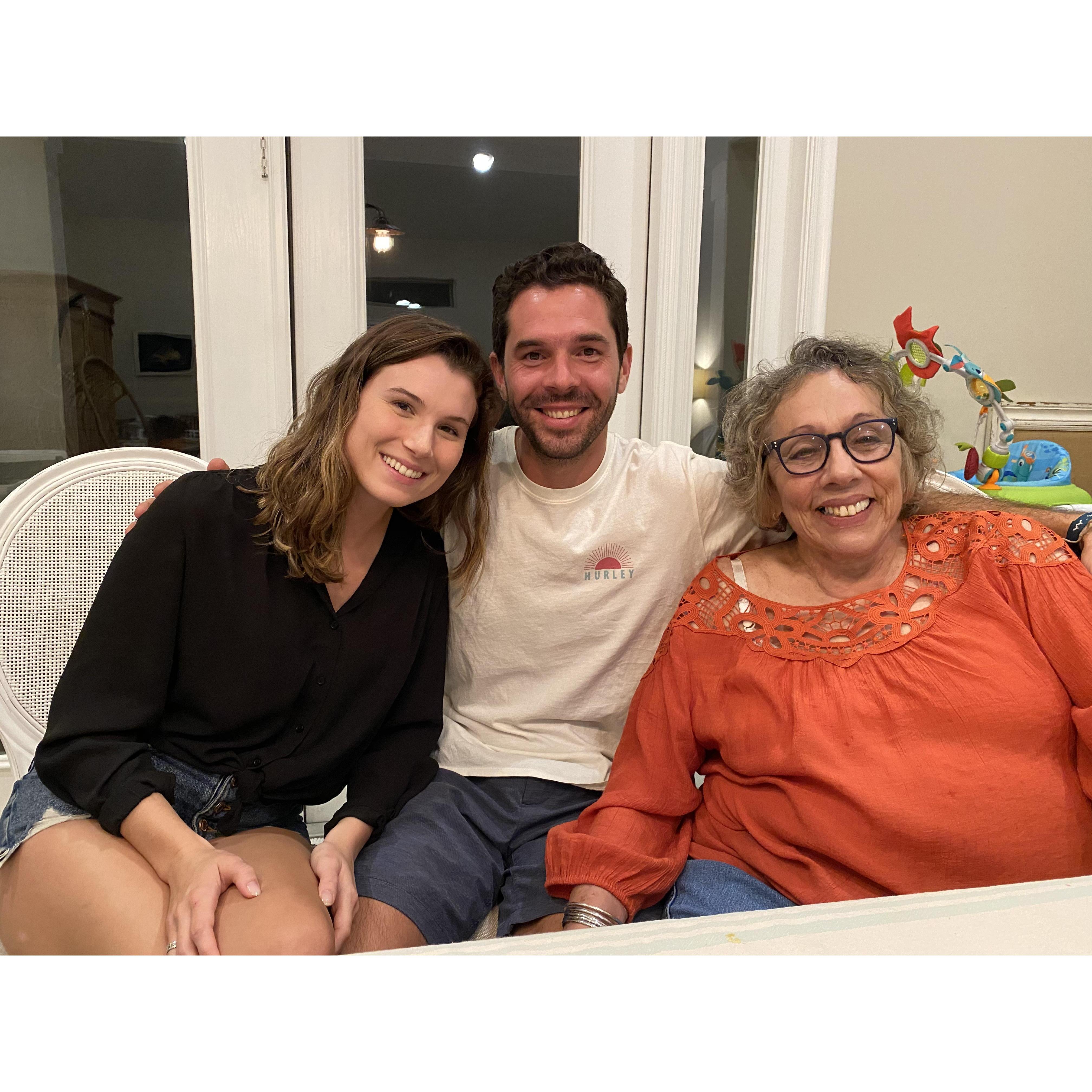 I then met Abuela :) I love this memory.

Both our families are big and loud and fun.  This trip to visit Chris's family has been a highlight of our dating so far.