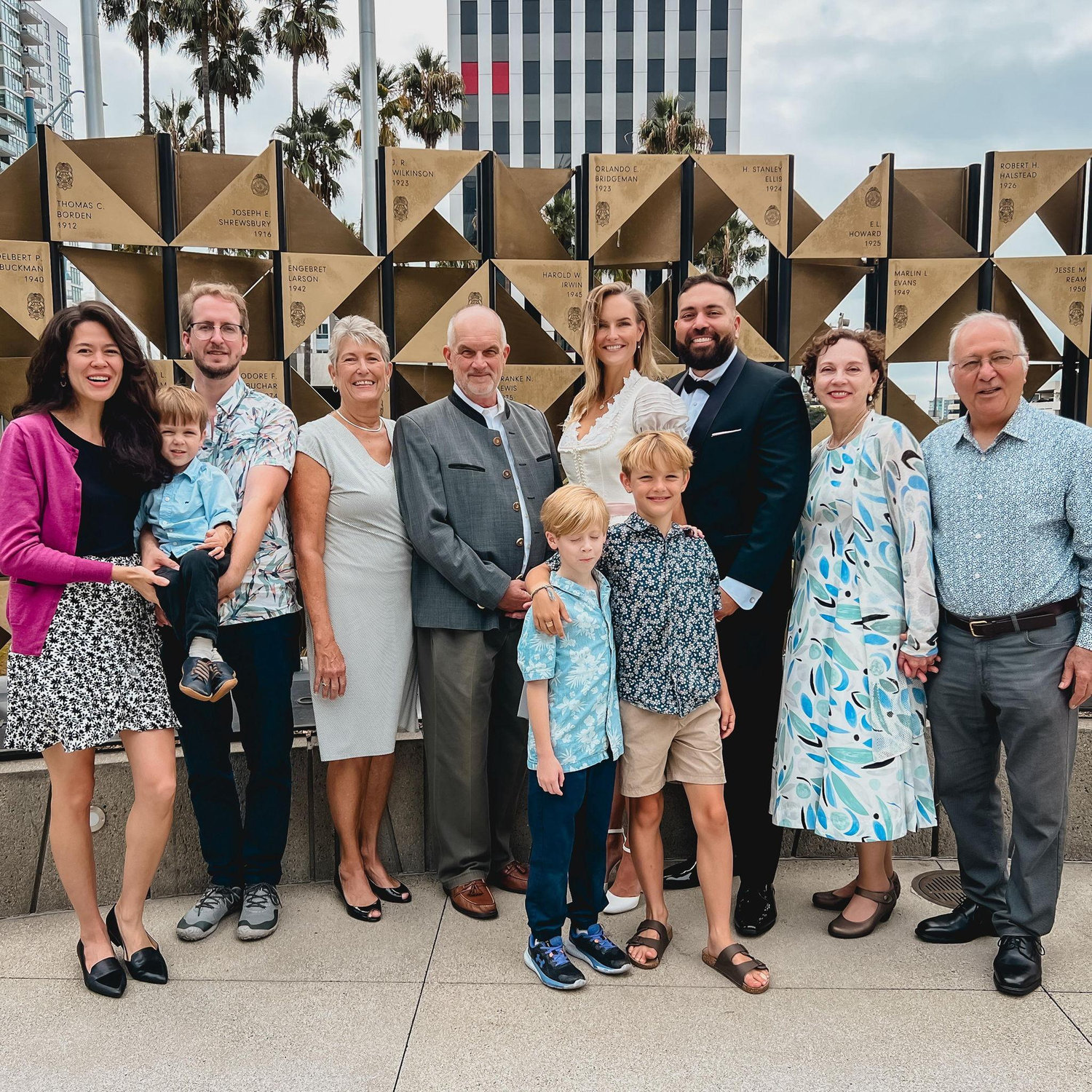 An intimate Long Beach elopement shared with immediate family