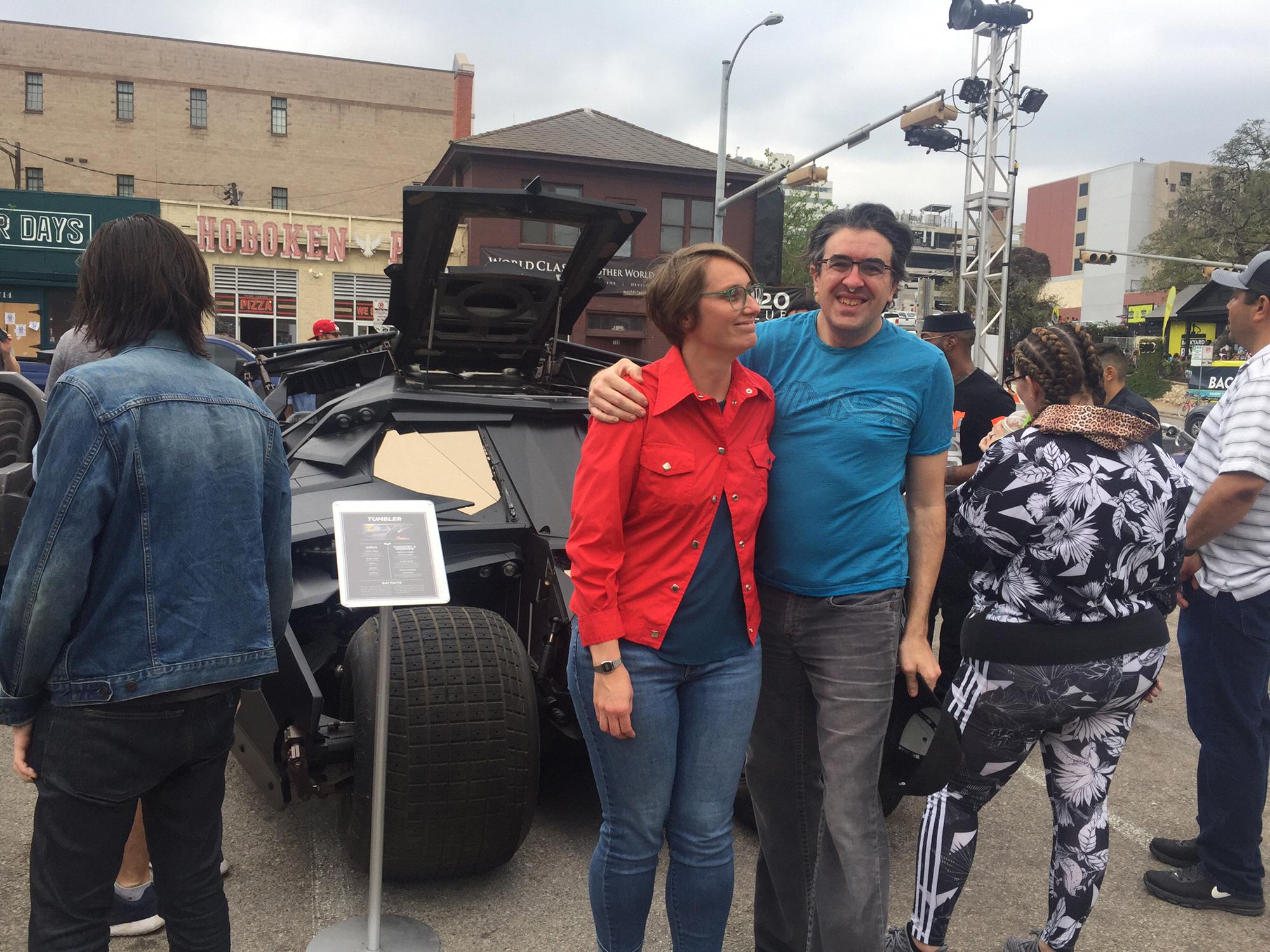At SXSW -- Flip loves a Batmobile