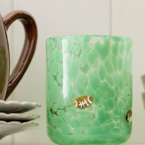 Green Football The Confetti Icon Juice Glass