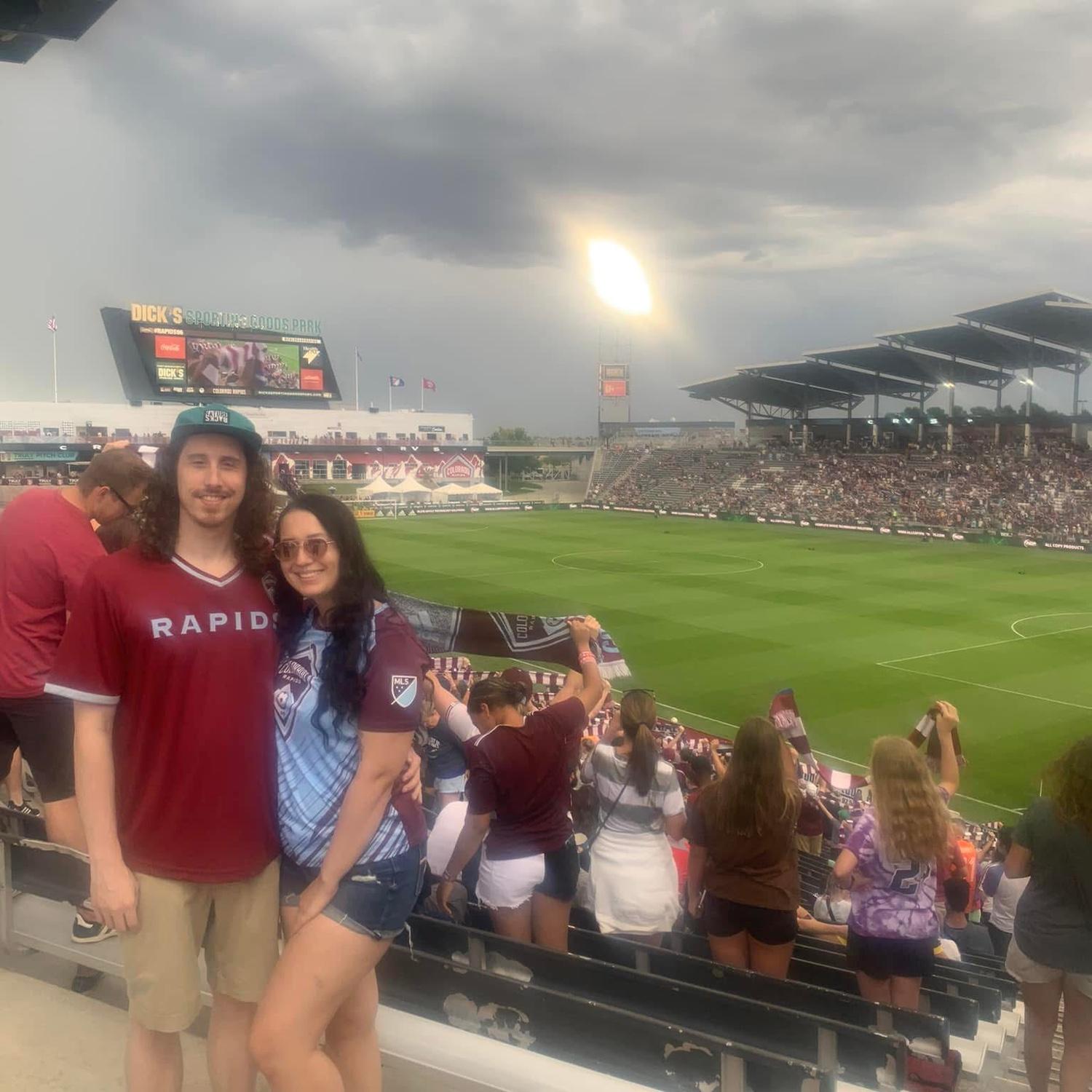CO Rapids ⚽️ One of the many sports events we attended in CO!