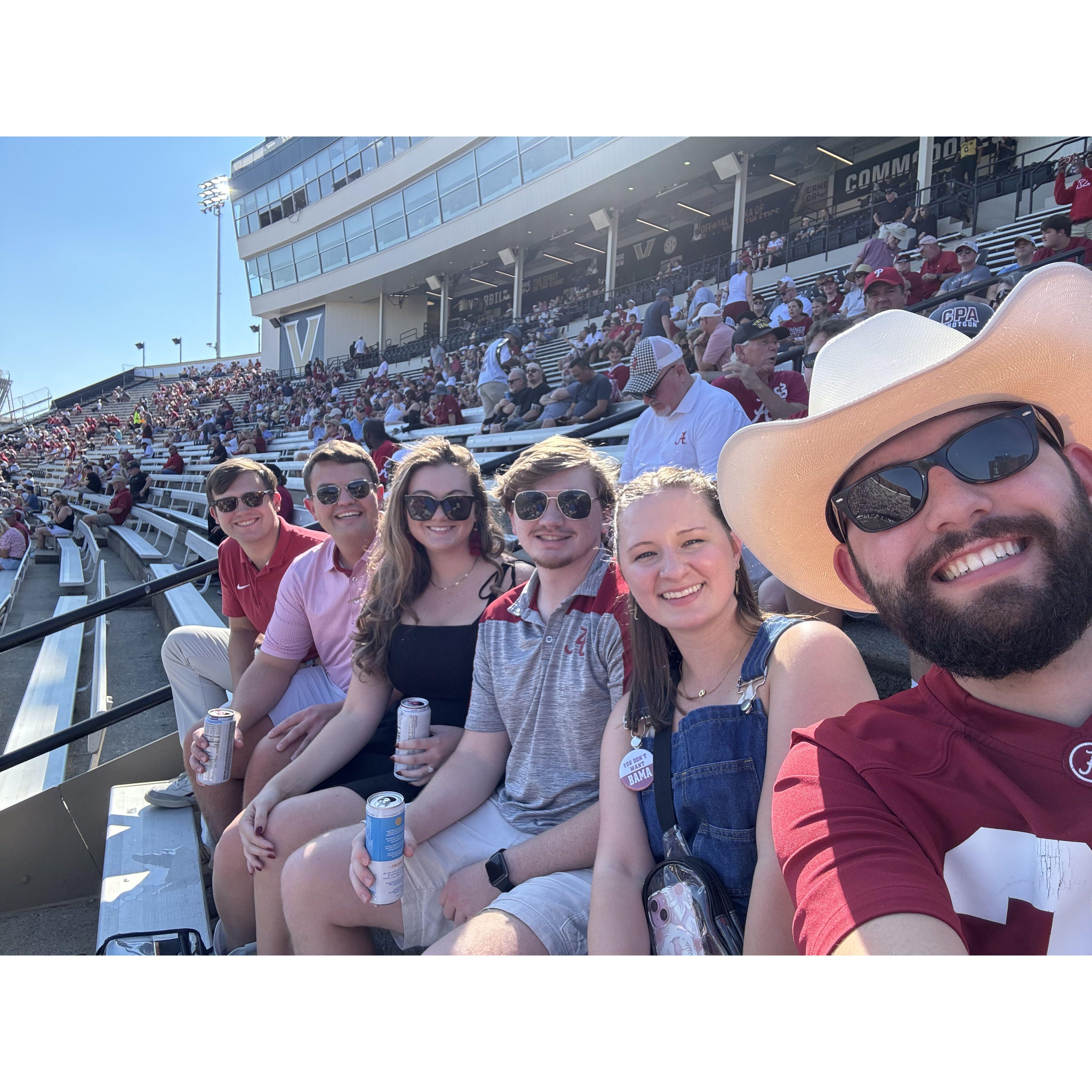 Annual UA game with good friends.