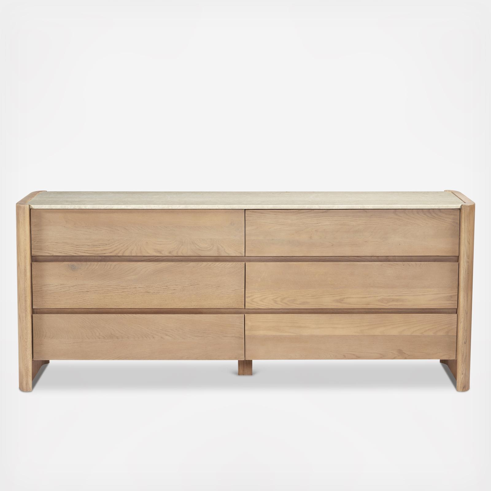Moe's Home, Lane 6-Drawer Dresser | Zola