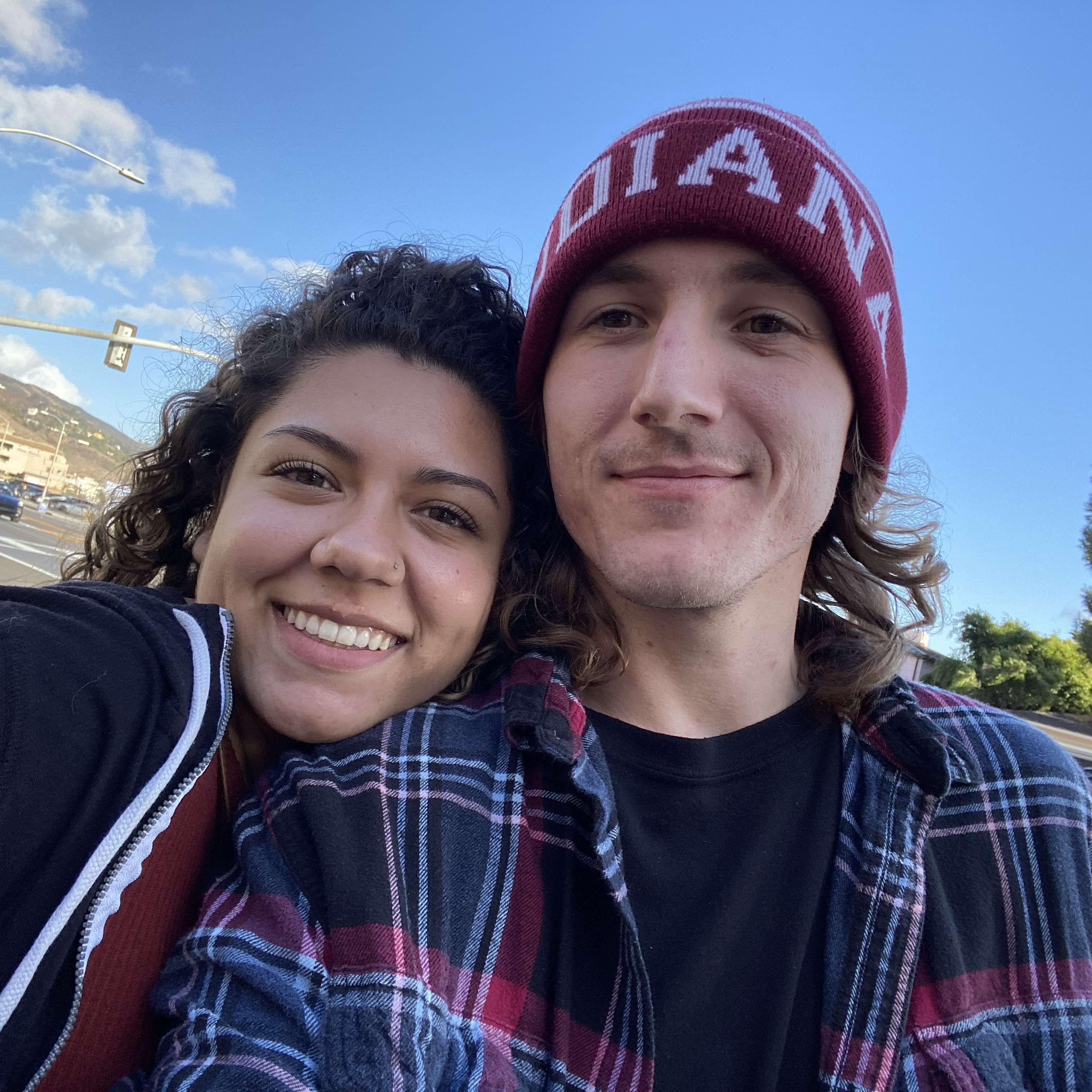 Another time he visited me while living at Pepperdine, I swear I went to Indiana too we just never take pictures together...