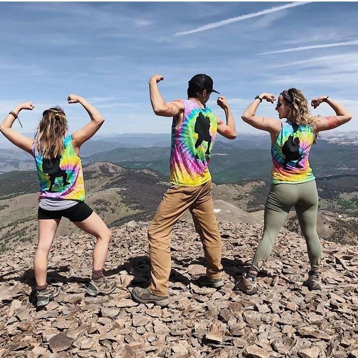Our second summit with Amy girl remembering our friend, Taylor White