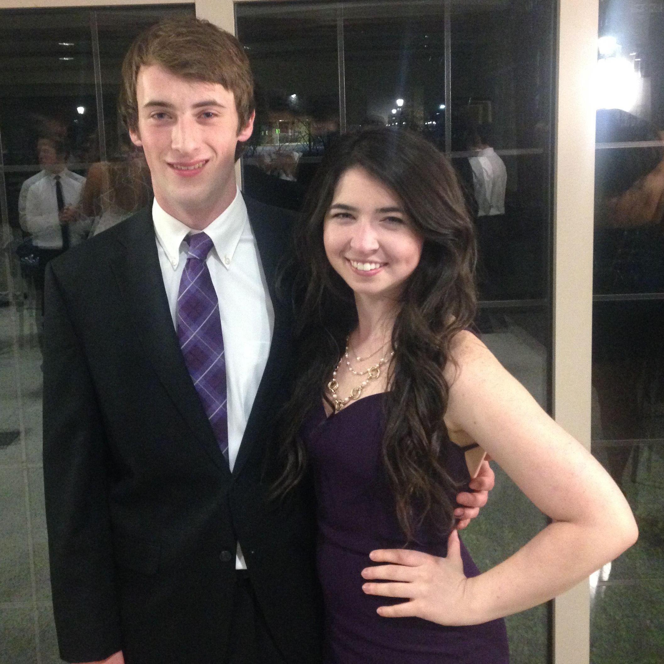 The first dance we attended together, during our sophomore year at Notre Dame