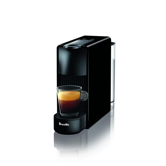 Nespresso BEC220BLK Essenza Mini Espresso Machine by Breville, Piano Black