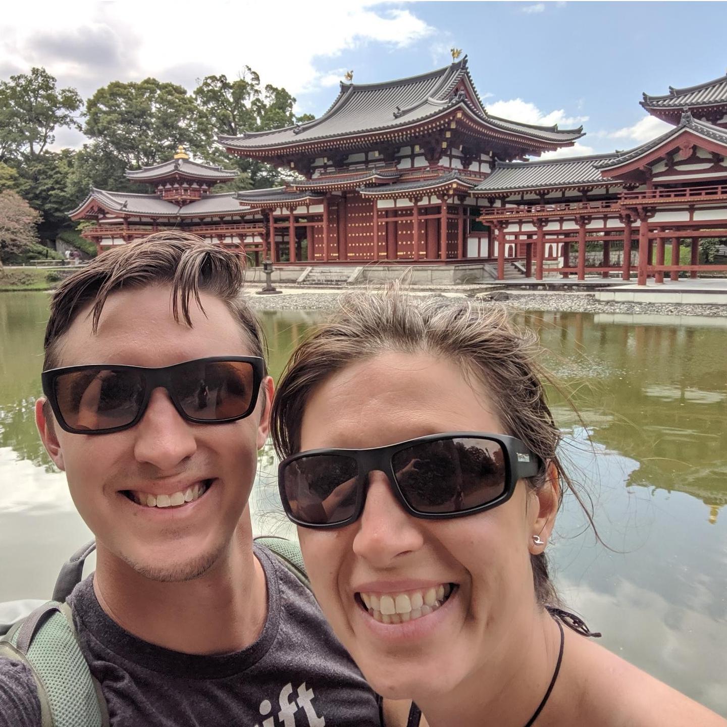 The 900 year old Byōdō-in Buddist temple in Uji, Japan. This temple is on the 10 yen coin.