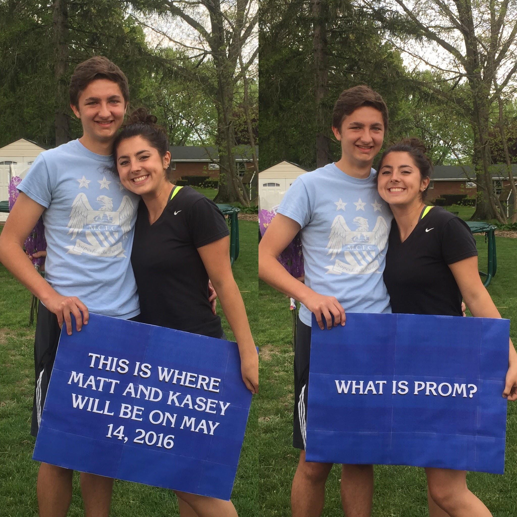 Junior year promposal, we used to watch Jeopardy together every night! - May 2016