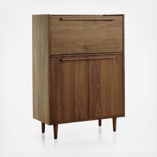 Tate Lighted Bar Cabinet