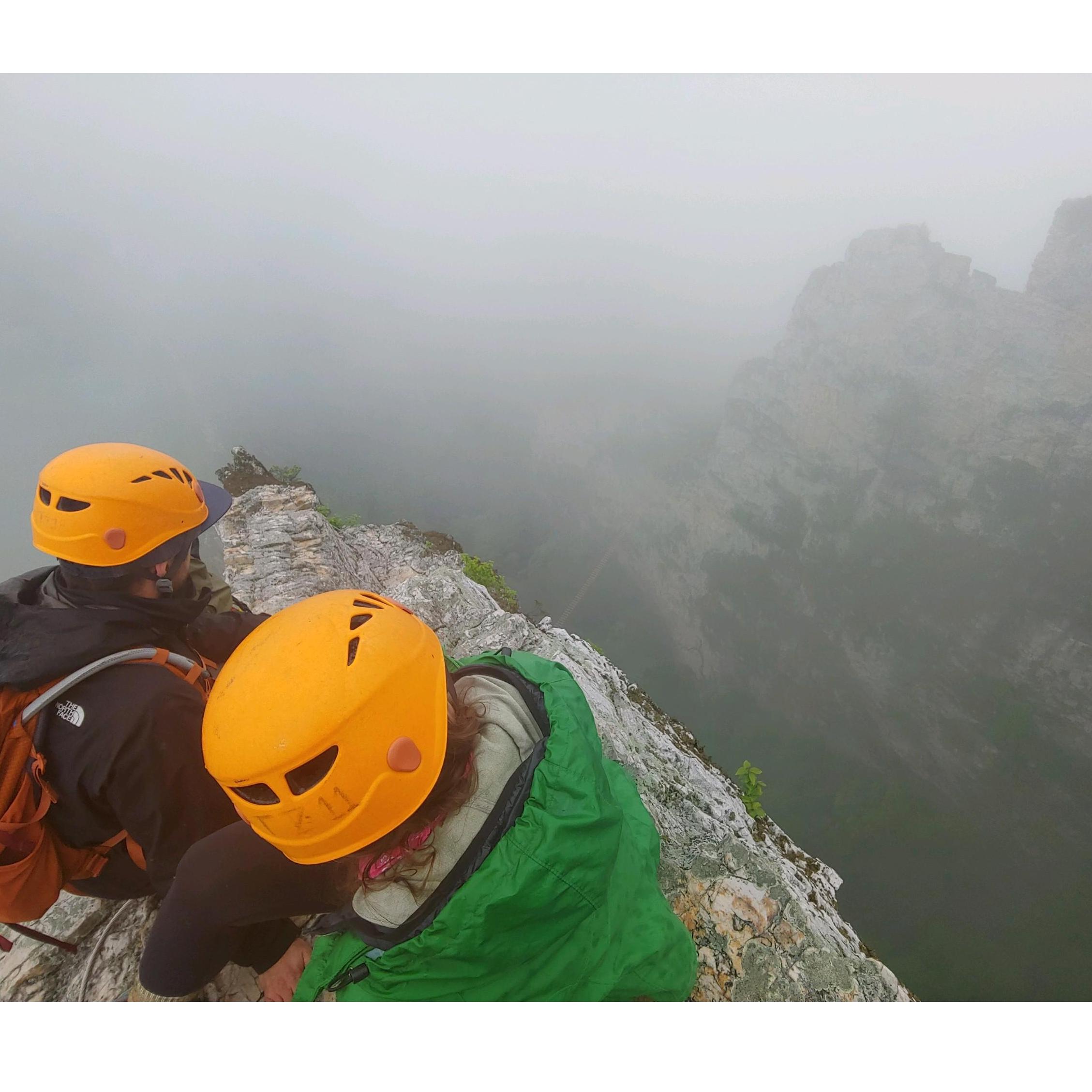 Our via ferrata adventure!
