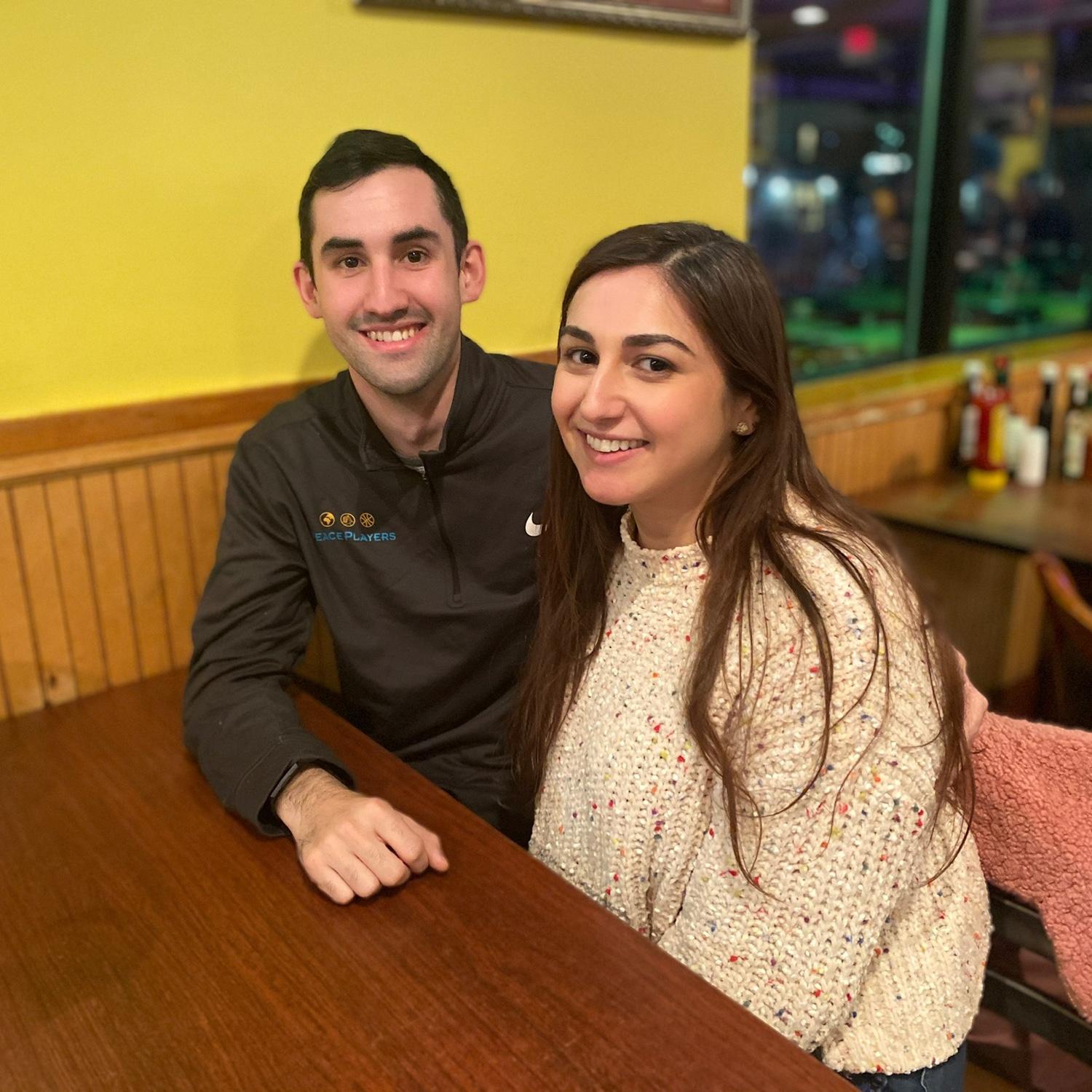 (Probably) our first photo together, 2020