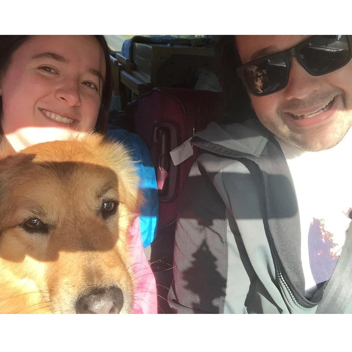 Kyle and Jessica's family would not be complete without their dog, Chili!