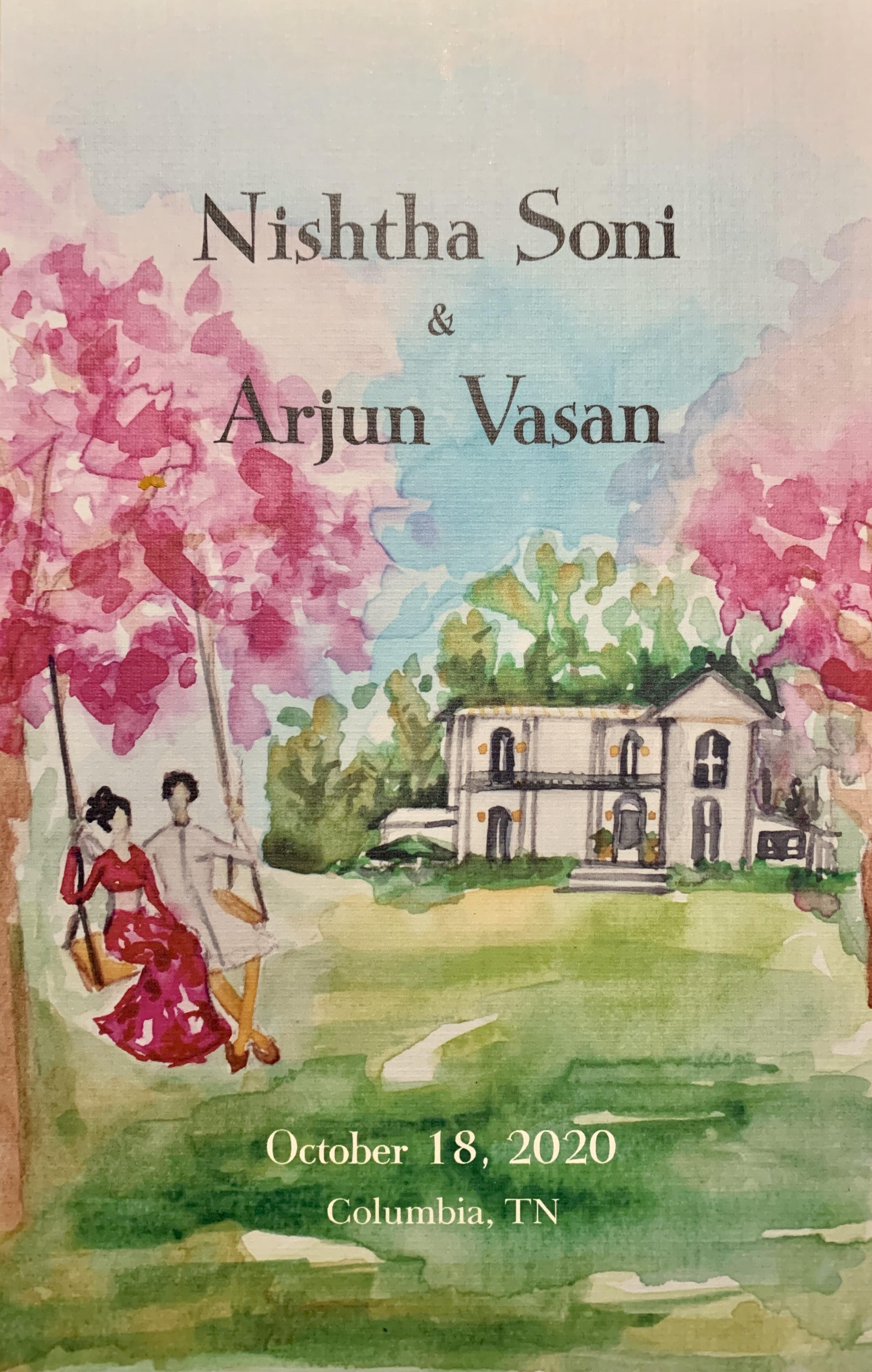 The Wedding Website of Arjun Vasan and Nishtha Soni
