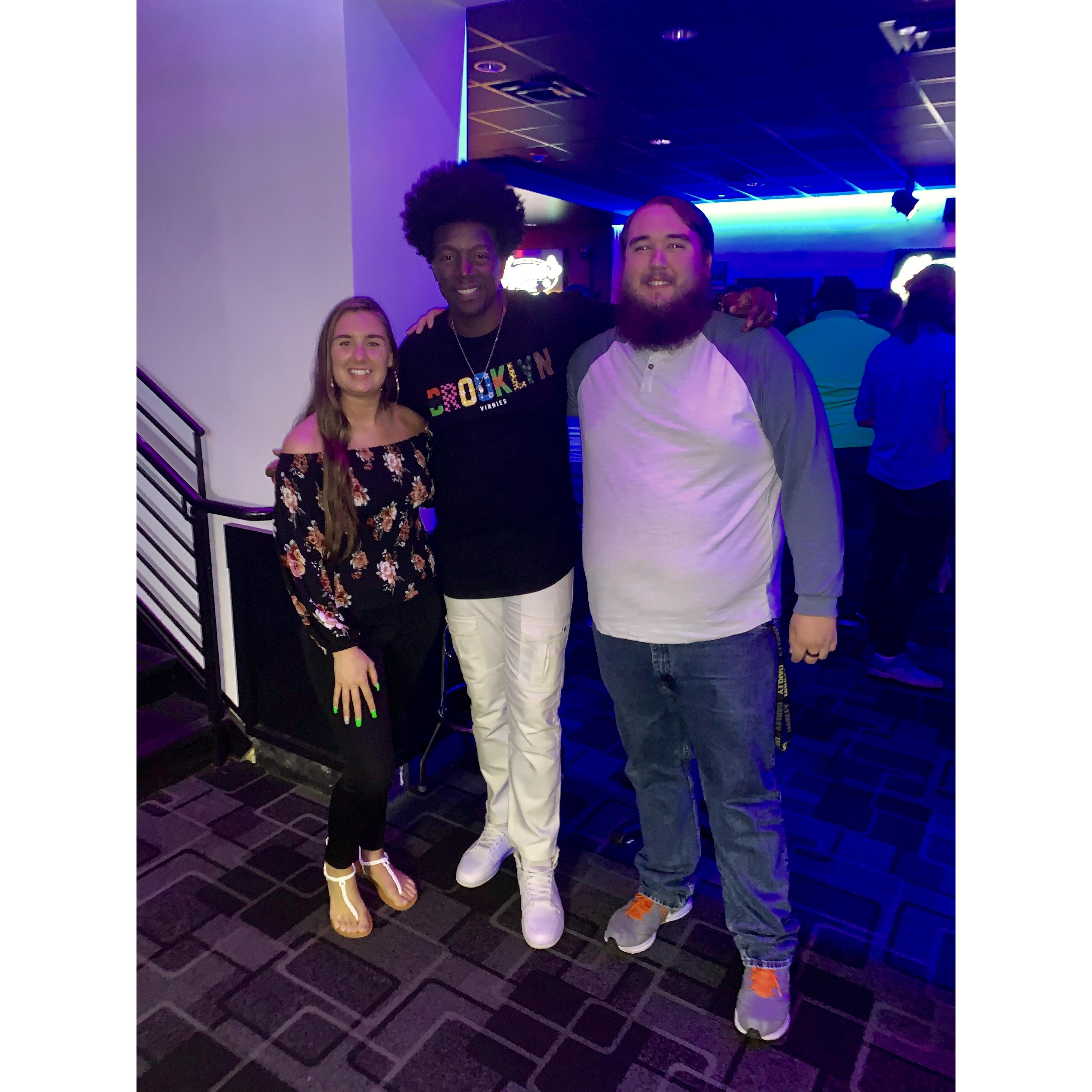 September 2019; our first comedy club