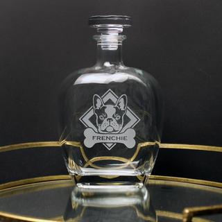 WOOF! French Bulldog Decanter