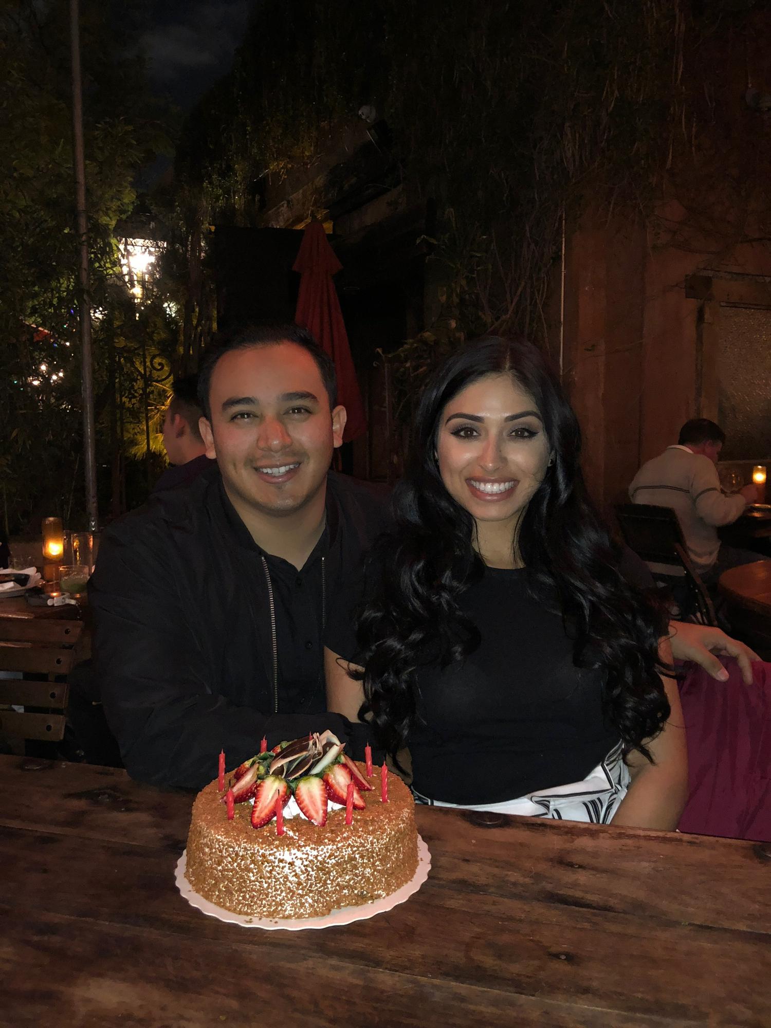 Our first birthday celebration together! Happy Birthday, Bryant 🥳