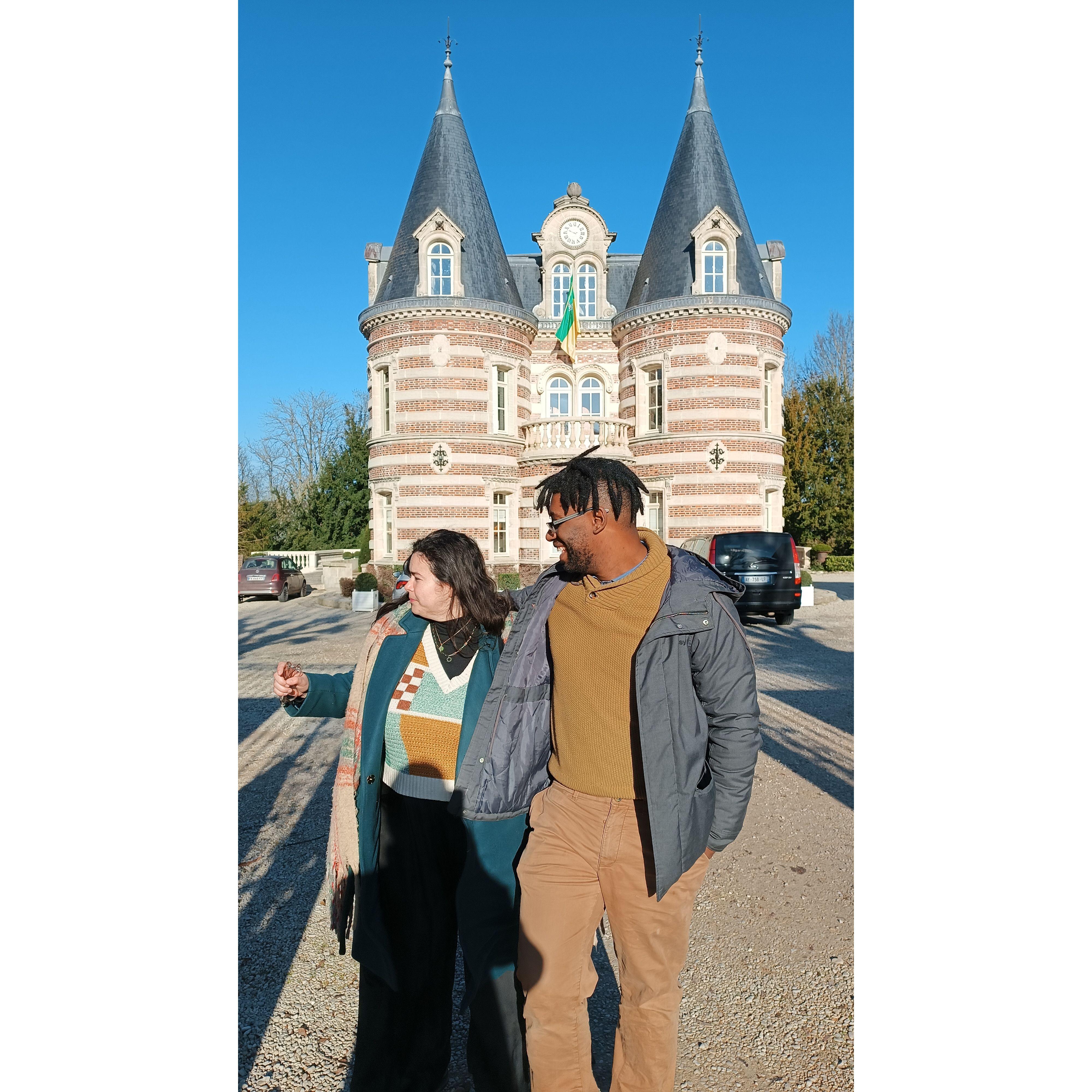 In Epernay - the Champagne region, January 2023