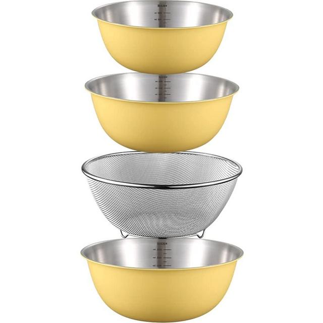 KPKitchen Stainless Steel Mixing Bowls with Lids Set of 5