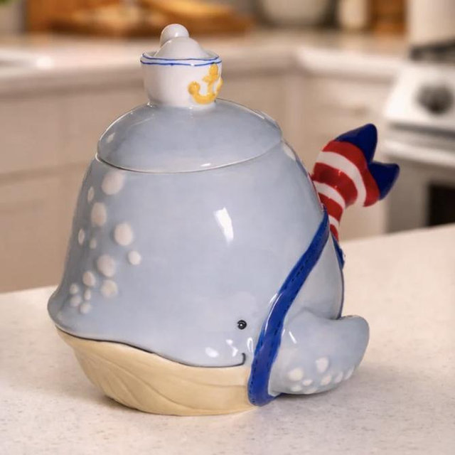 Whale Cookie Jar
