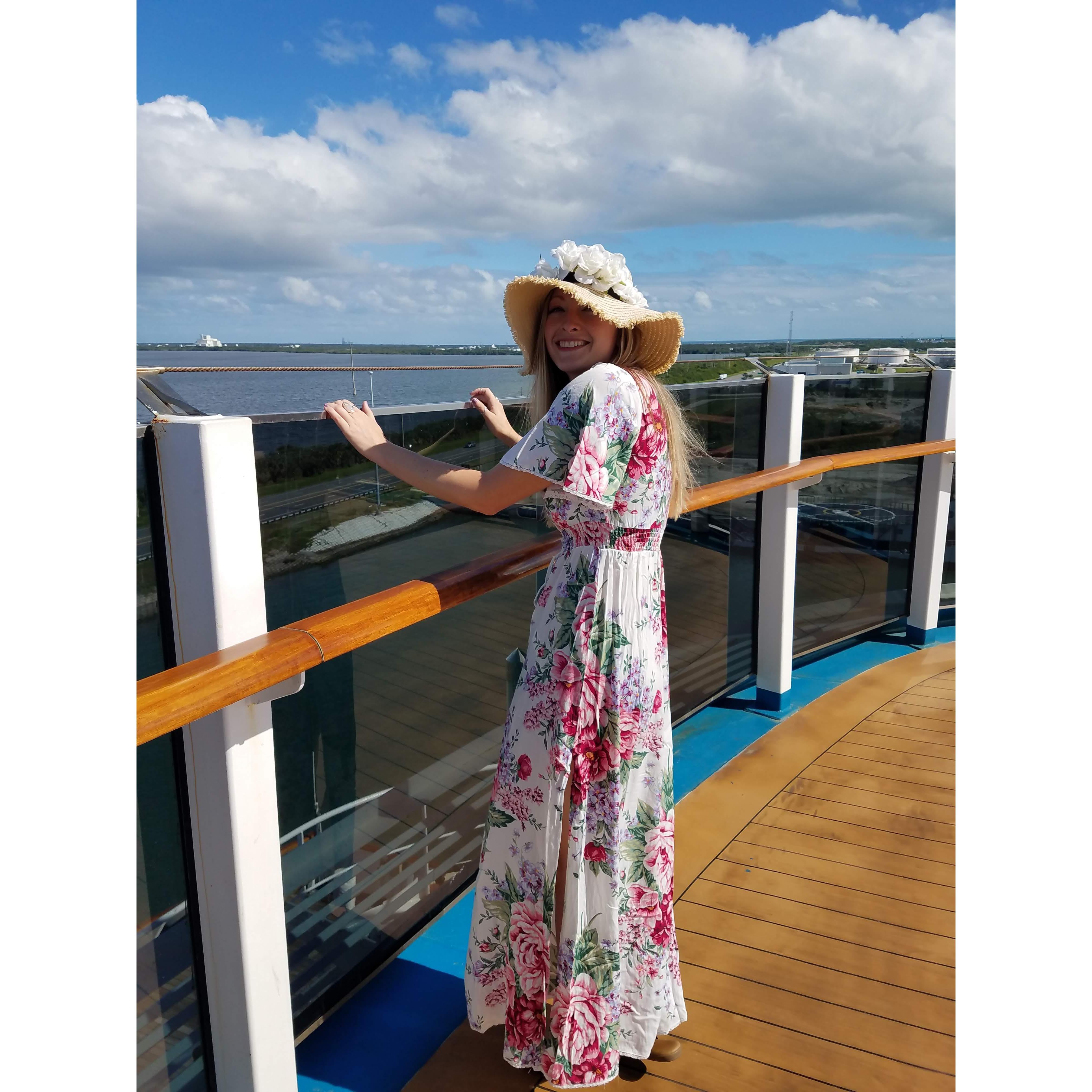 On our first cruise!