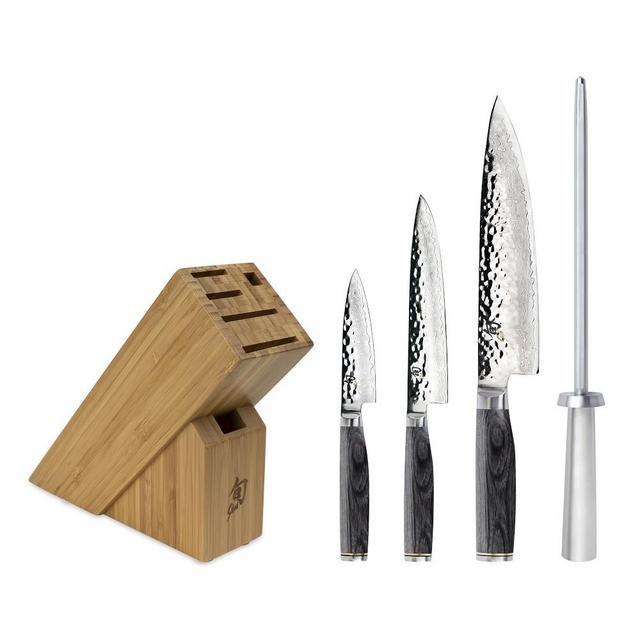 Shun Premier Grey 5-Piece Knife Block Set