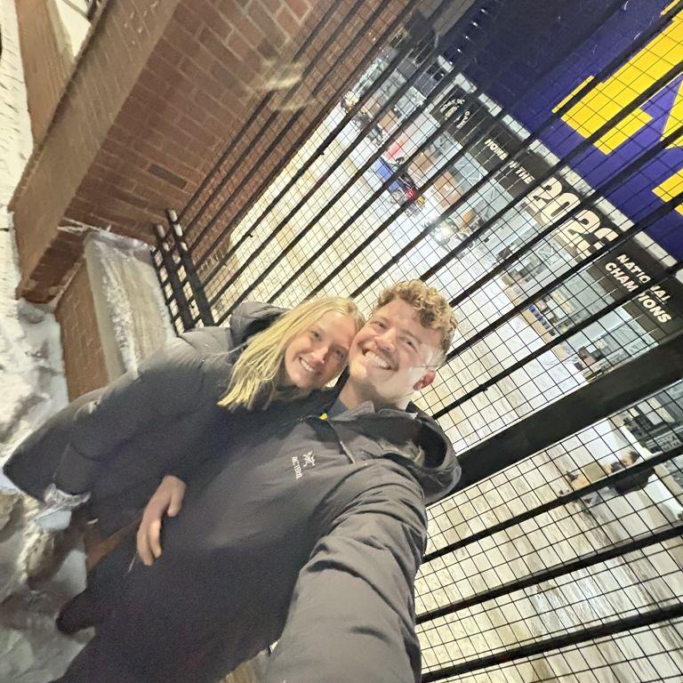 First Michigan Bball game together