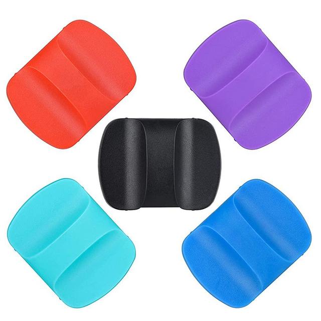 Striludo Replacement Magnetic Sliders for YETI Tumble Lids, Fits 10oz,14oz, 16oz, 20oz, 26oz, 30oz ,for Tumbler Lids,Magsliders,Set of 5 (Black Purple Red Blue Green)