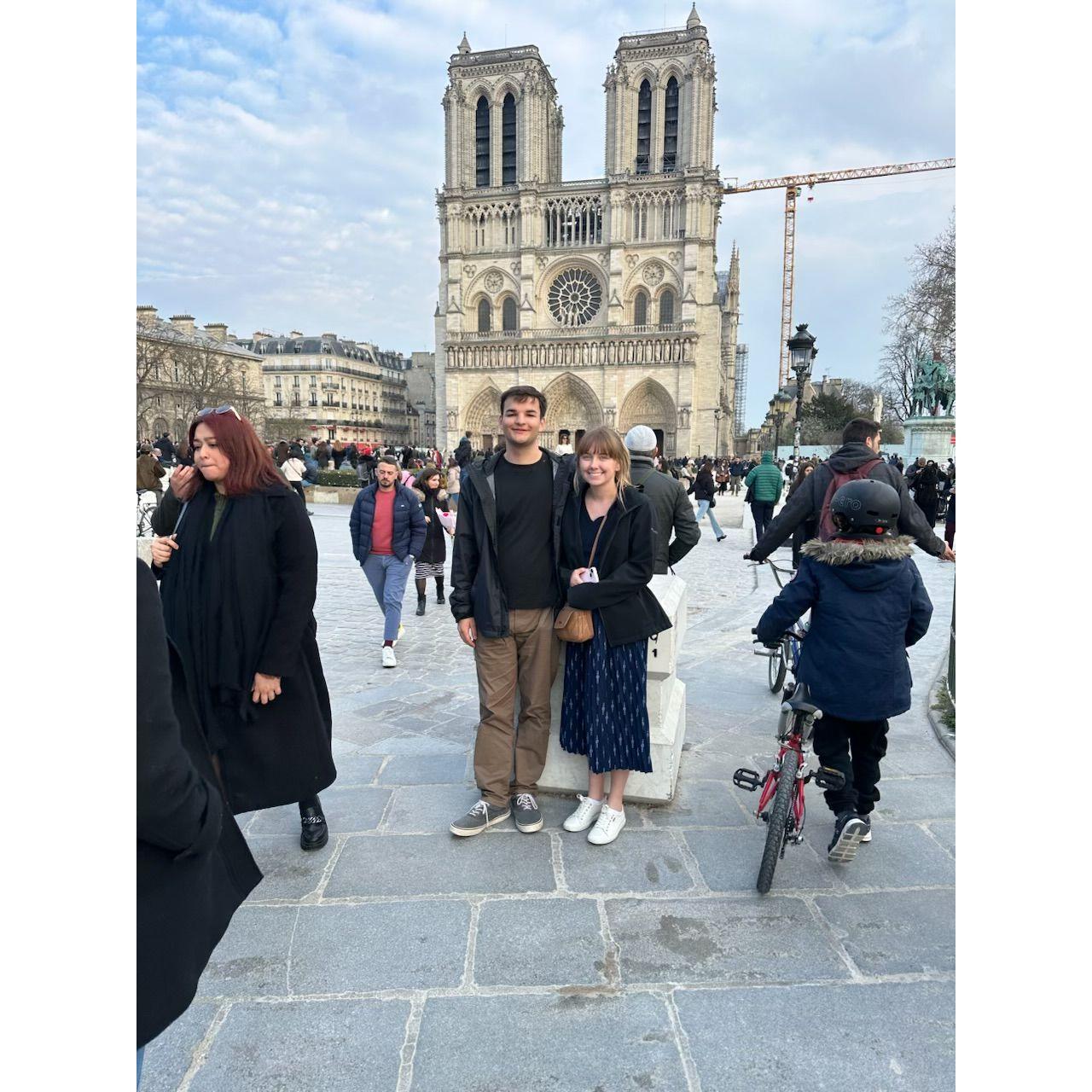 Caroline and Arizona in Paris, France