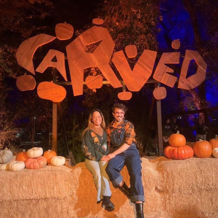 CARVED is a great Halloween event at Descanso gardens! So of course... we had to match!