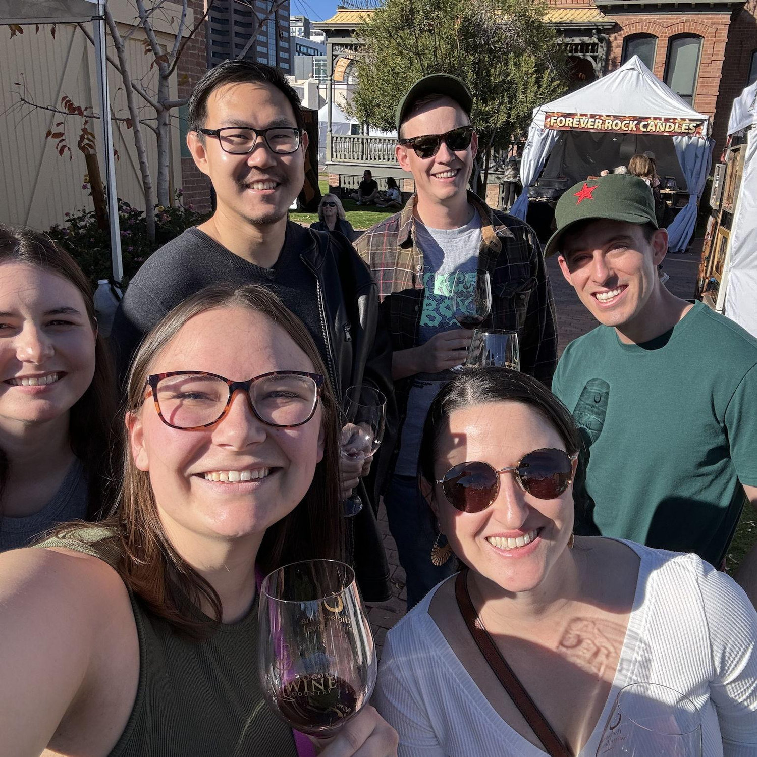 Phoenix Wine Festival with friends!