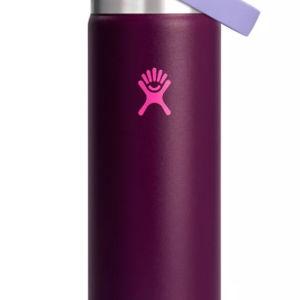 Hydro Flask 24oz Wide Mouth Flex Straw Water Bottle - Sugar Plum