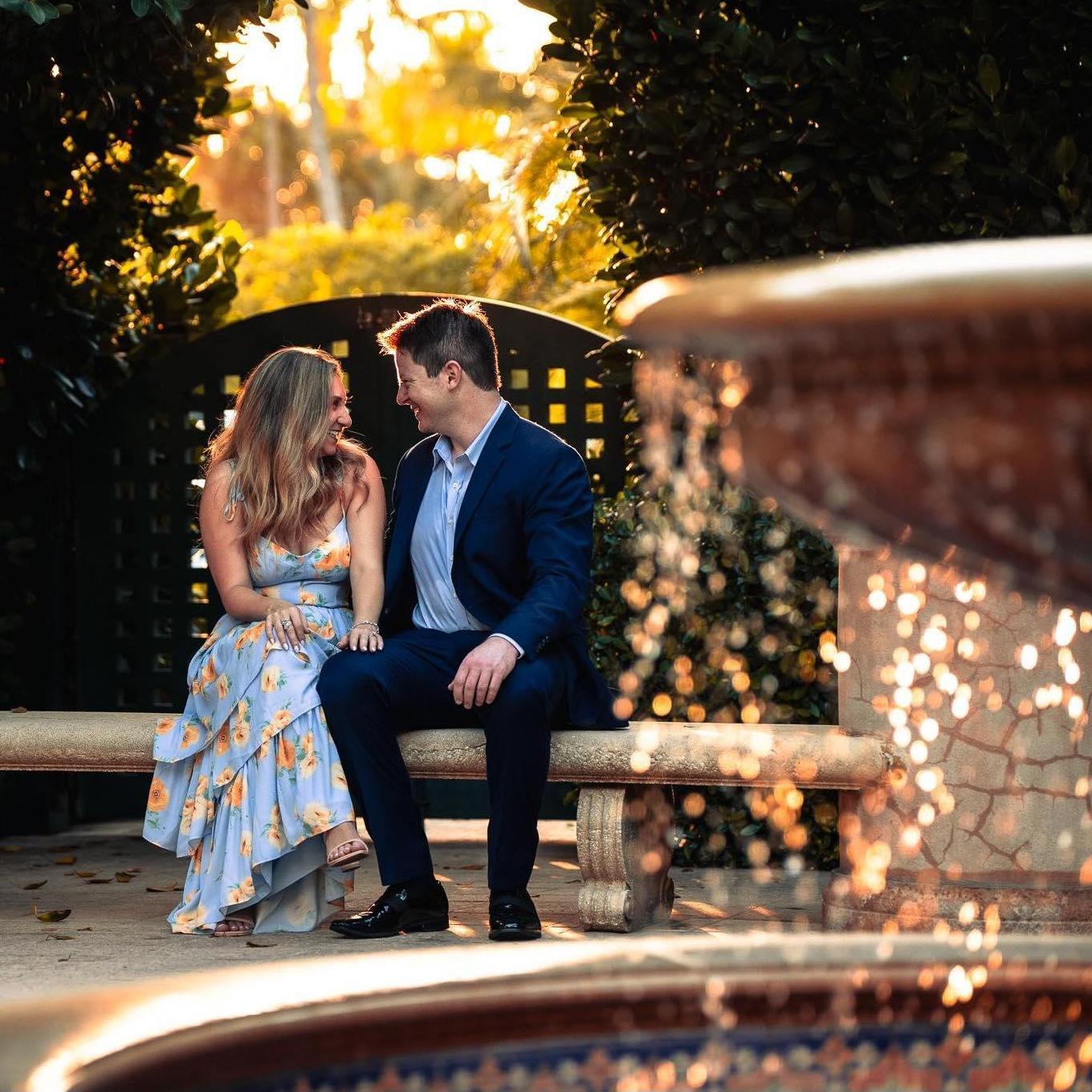 Our beautiful engagement evening in Palm Beach
