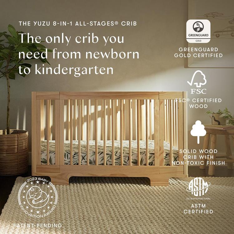 Babyletto, Yuzu 8-in-1 Convertible Crib with All-Stages Conversion