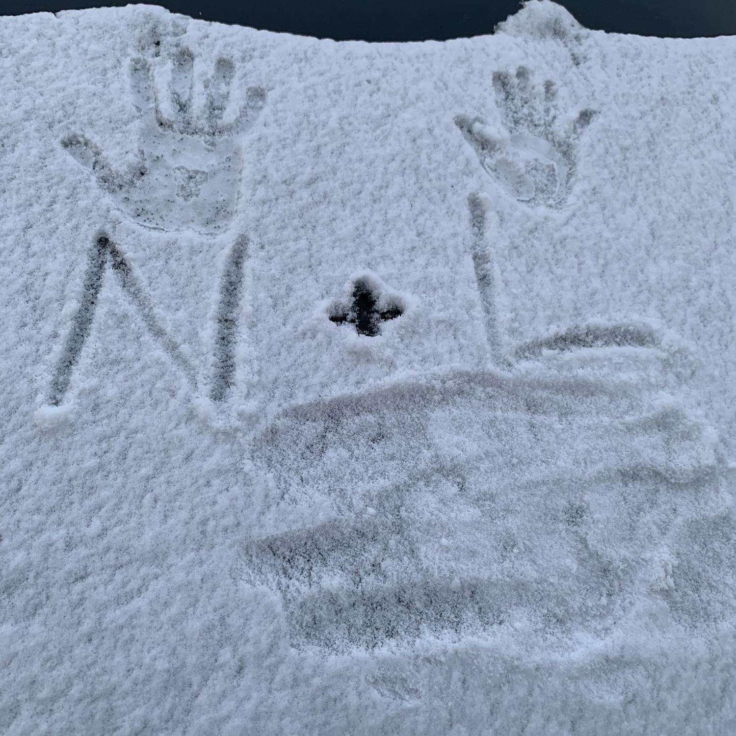 March 2023 - Lauren's first snow during a trip to Nebraska!