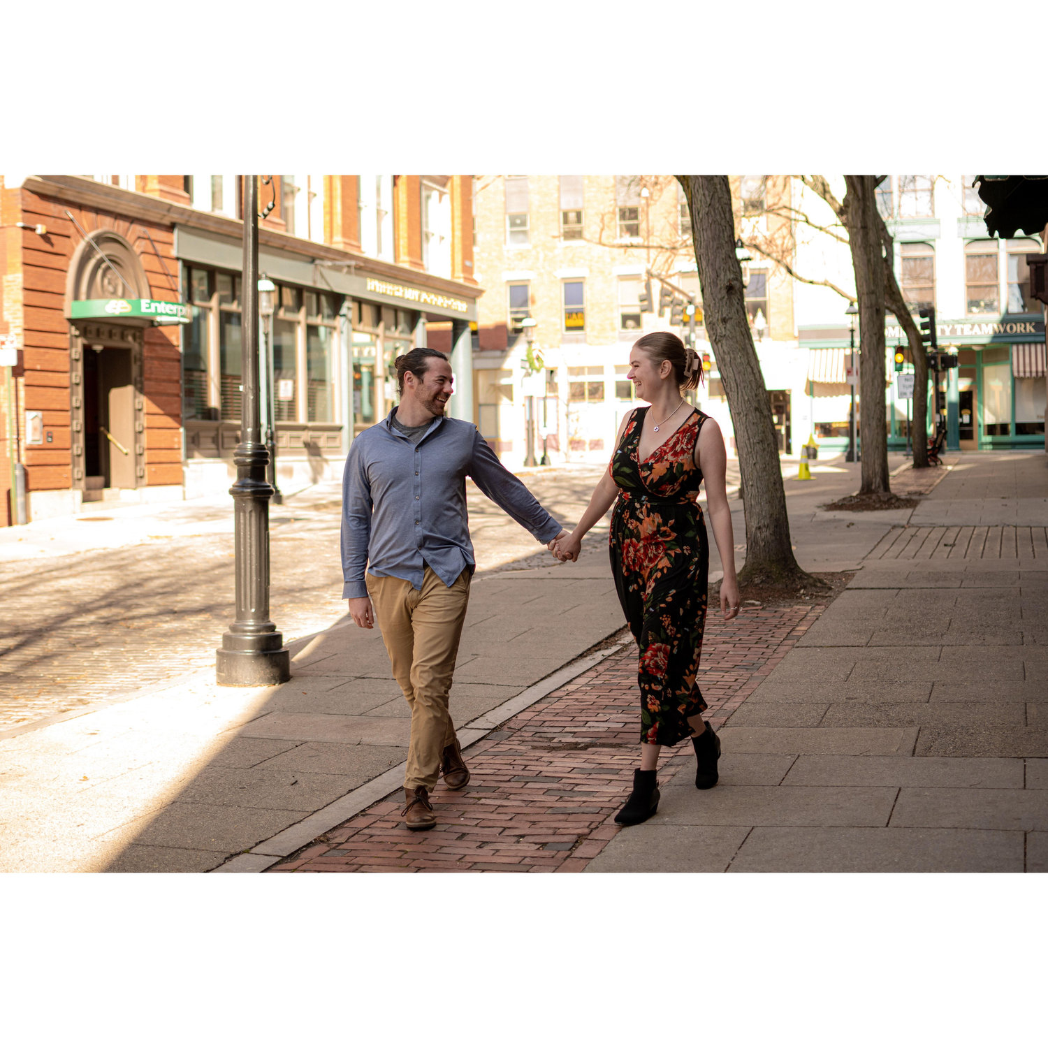 Engagement shoot in Lowell, MA