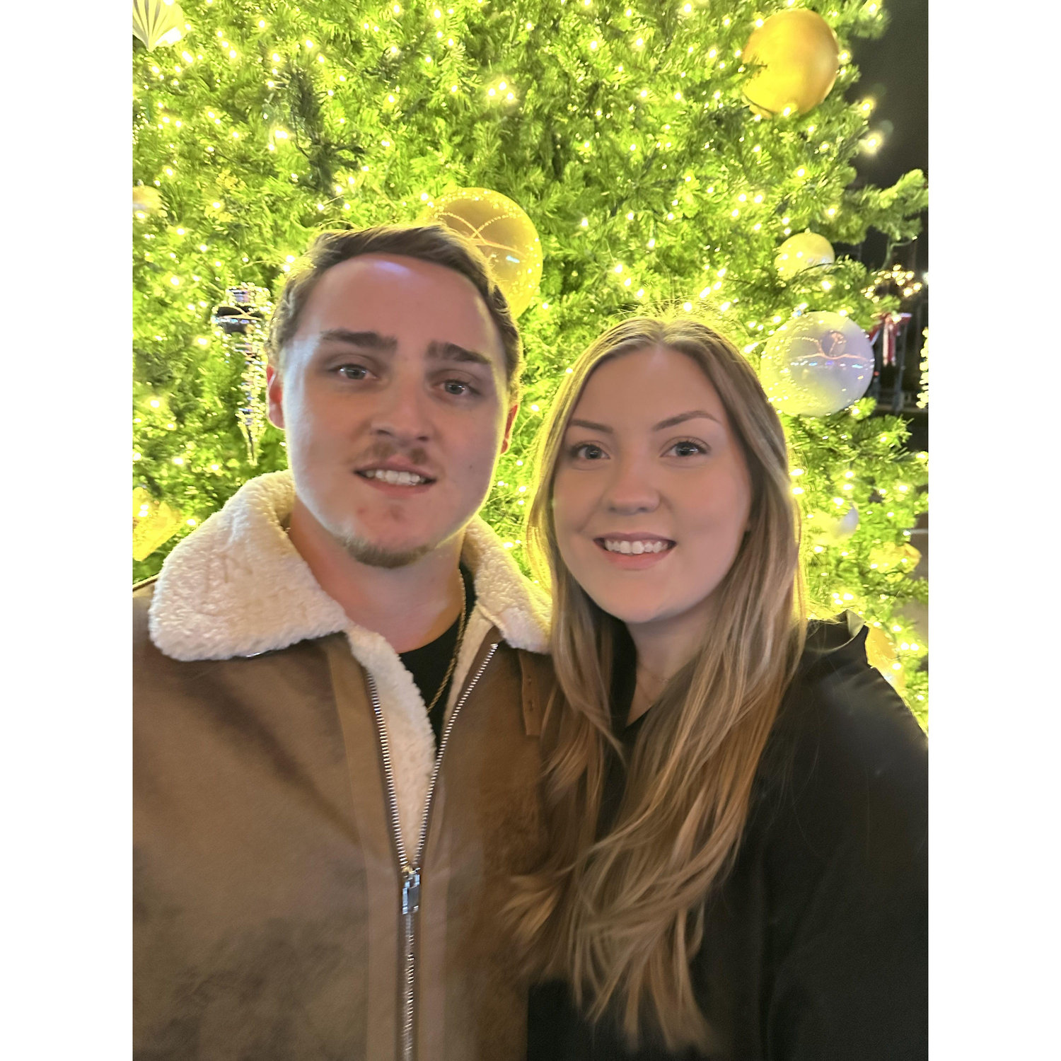 moments before he proposed!