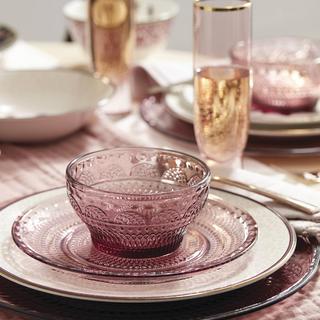 Global Tapestry Glass Fruit Bowl