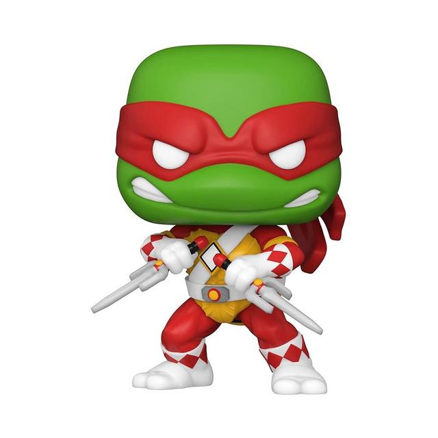 POP Funko Comics: Mighty Morphin Power Rangers/Teenage Mutant Ninja Turtles - Raphael - Smartoys Exclusive