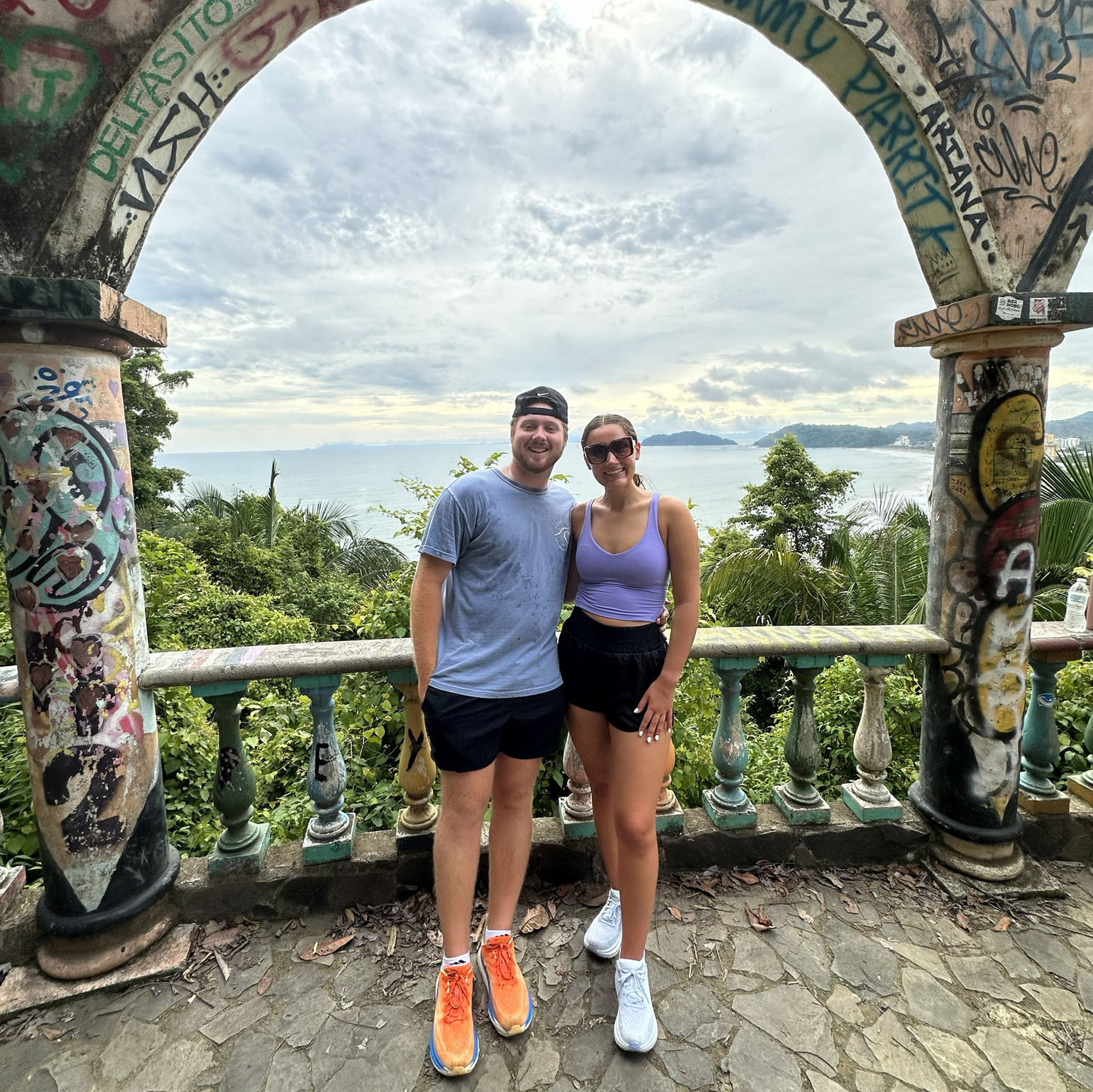 Hiking in Costa Rica.