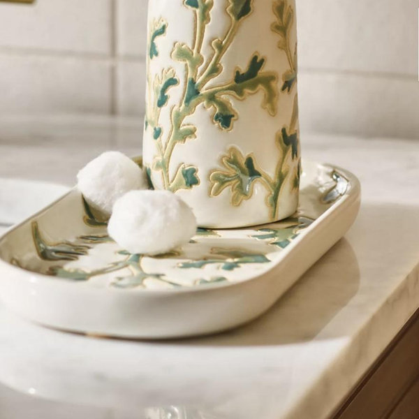 Printed Ceramic Bath Tray