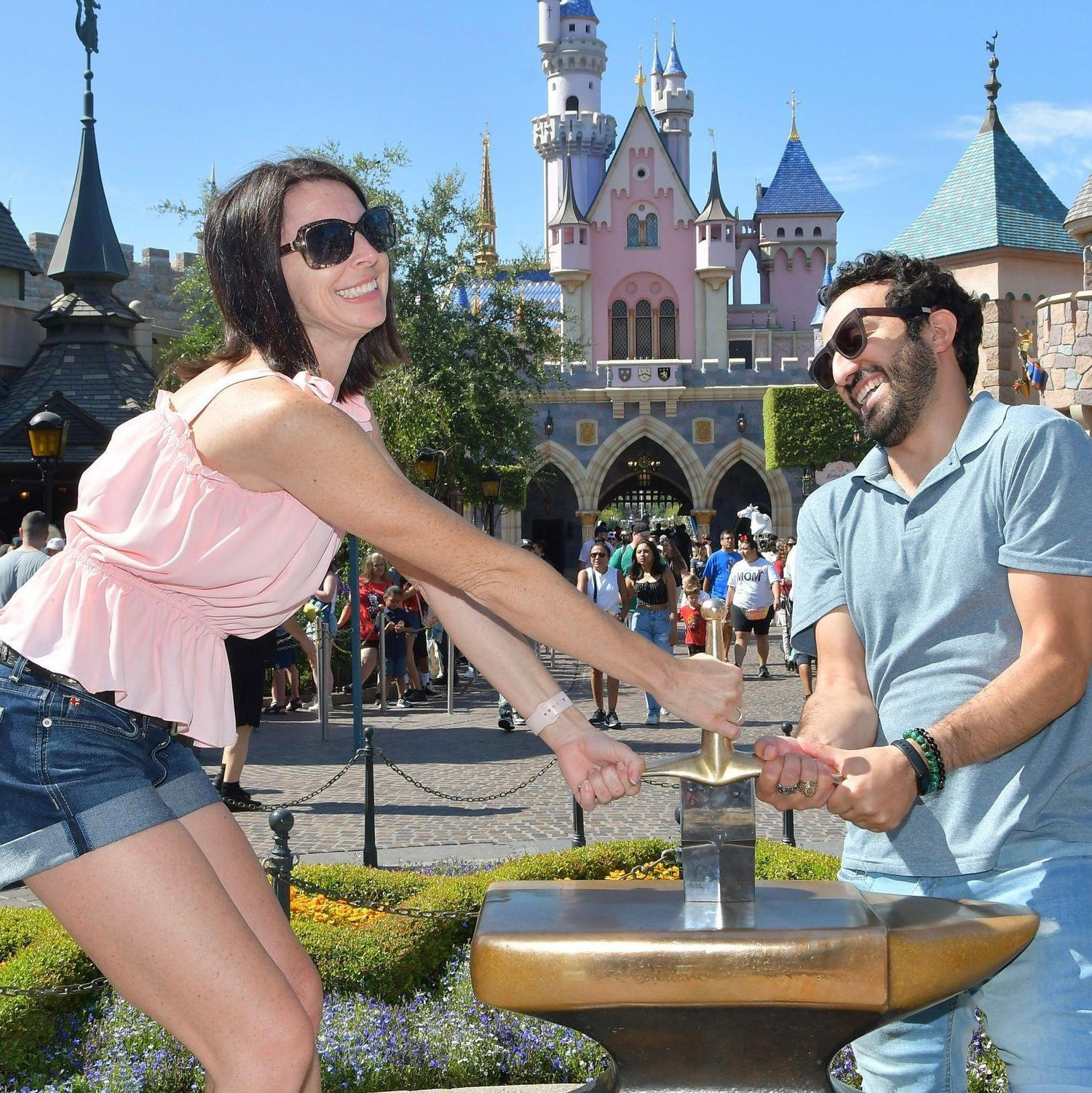 Our first road trip together was to Disneyland.