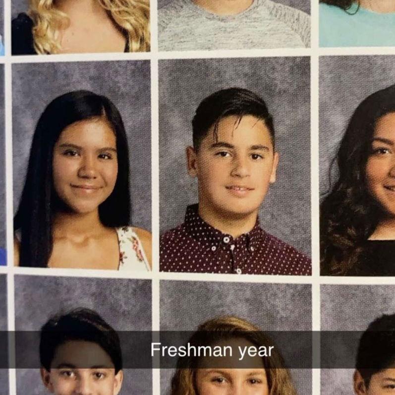 Yearbook from freshman year of high school