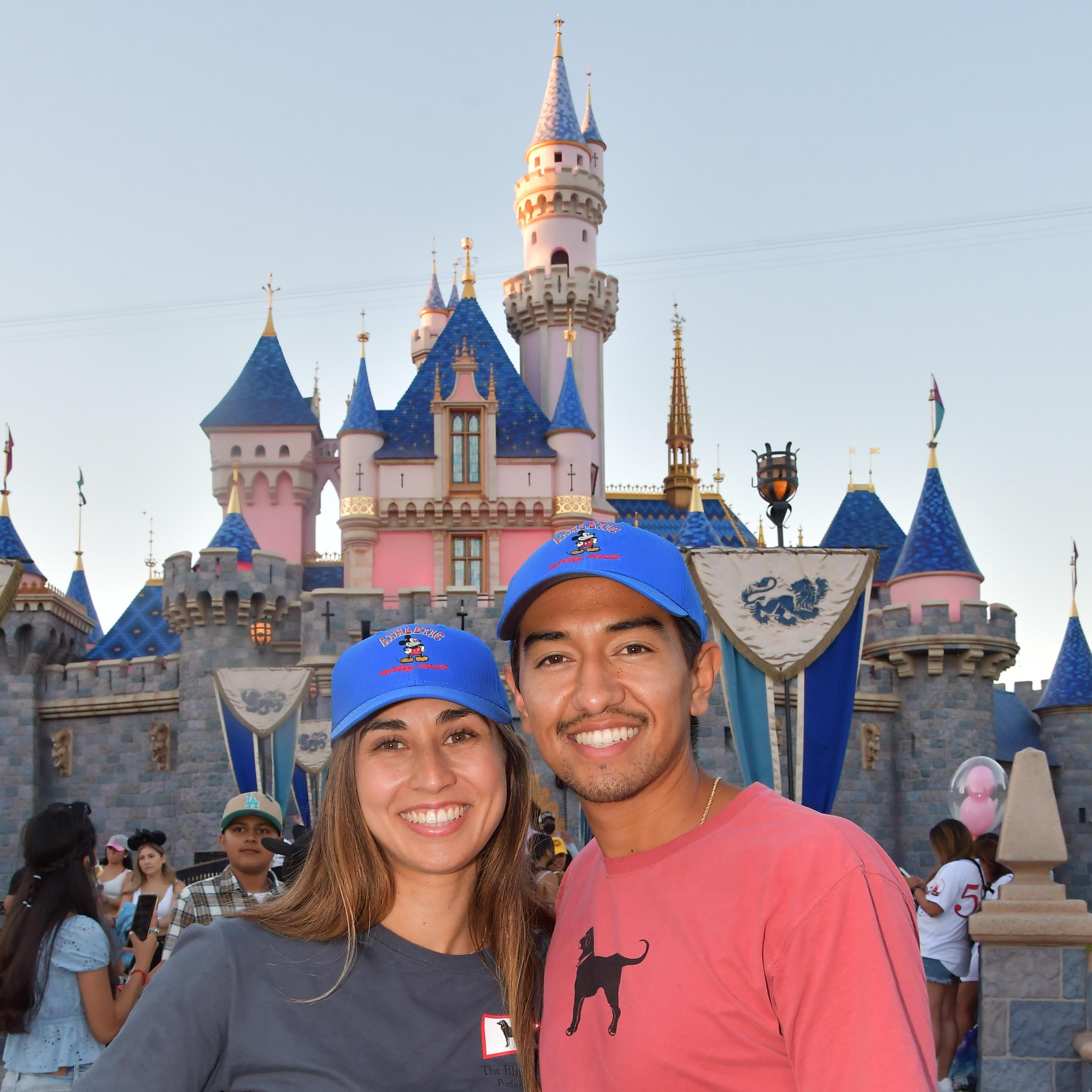 We love Disneyland! Fun fact: We are Magic Key passholders and can never resist a Disney corndog.