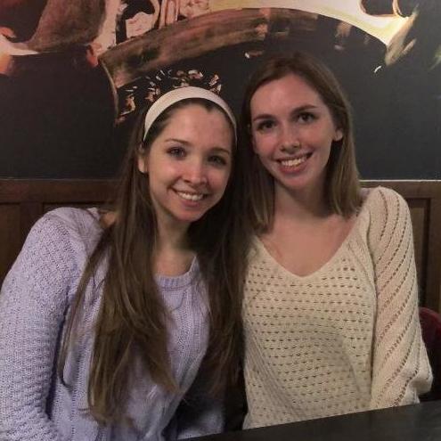 Celebrating the engagement at Bar Louie