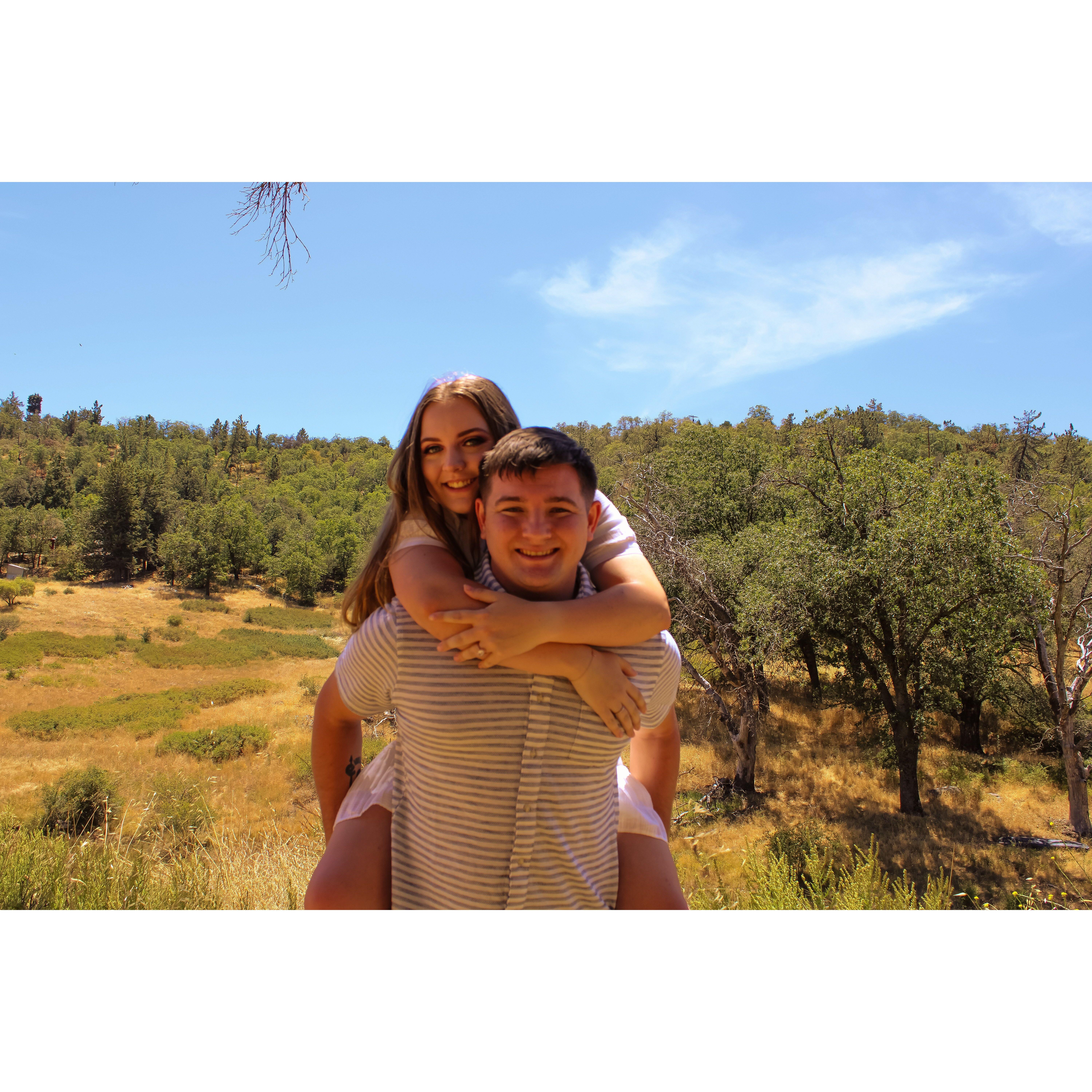 One of our engagement photos