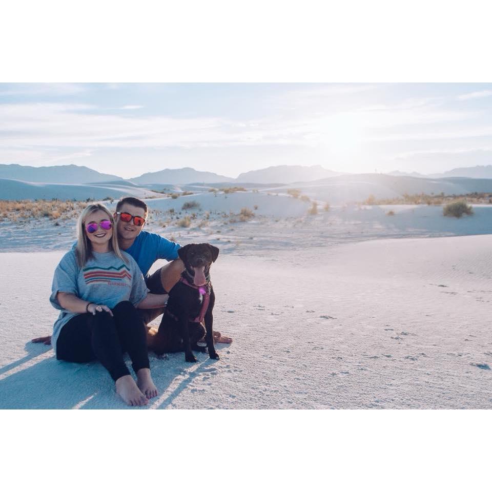 When Josh & Tiffany, plus a handful of friends, went to White Sands New Mexico!